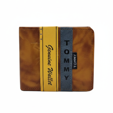 Premium Men’s Tan Brown Vintage Leather Bifold Wallet – Multi-Slot Organizer with Coin Pocket