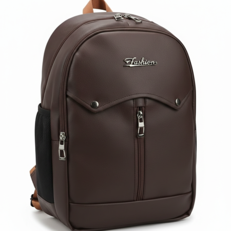Premium Faux Leather Laptop Backpack
